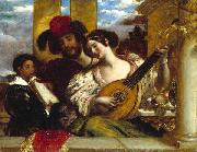 William Etty Duet Germany oil painting artist